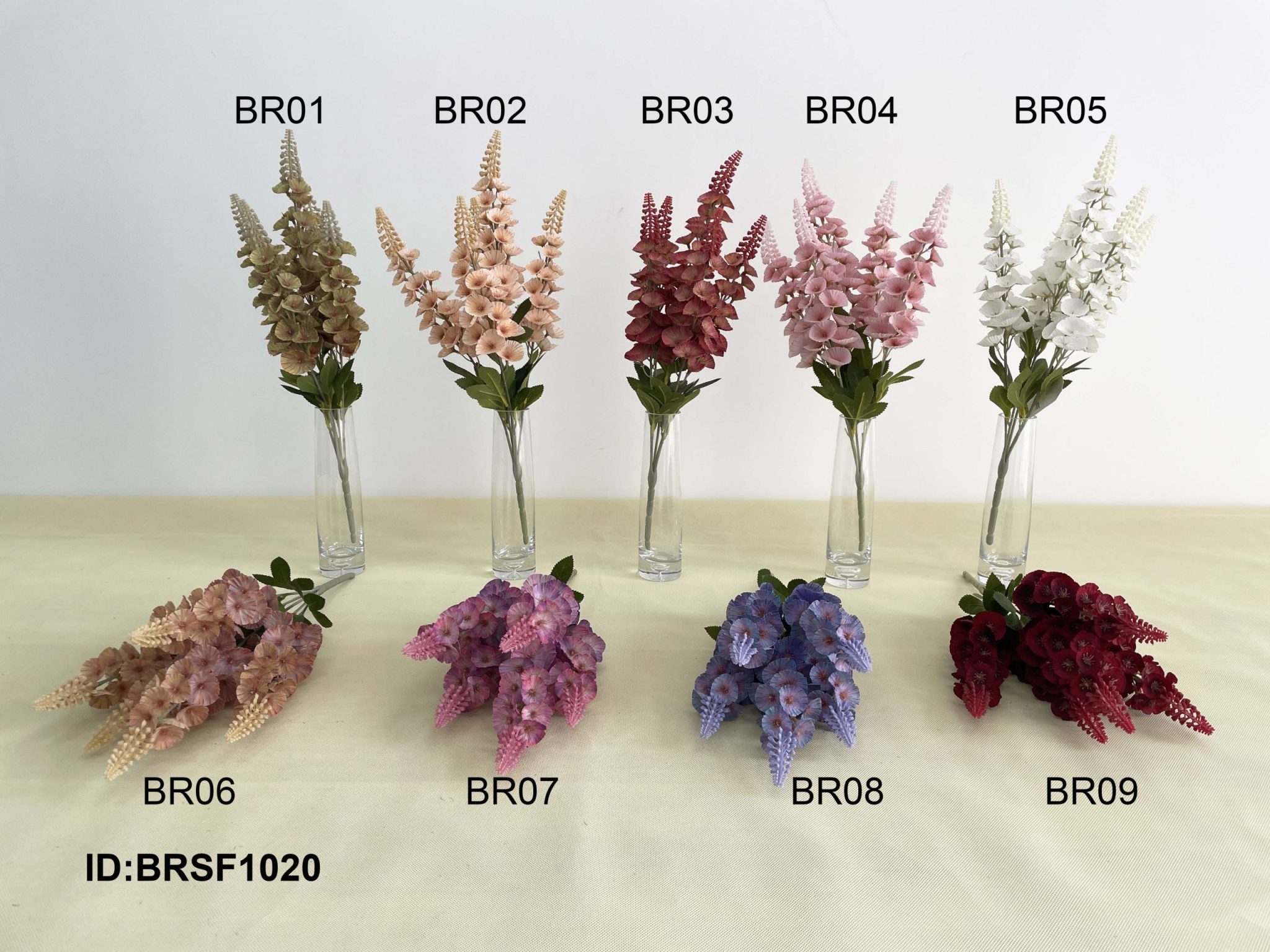 Künstliche Seidenblumen in großen Mengen, Großhandel, brsf1020