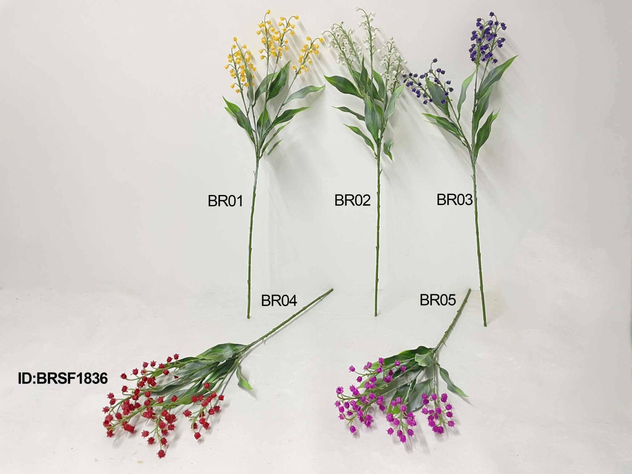 گل بلوز پلاستیکی ساقه بلند کارخانه چین BRSF1836