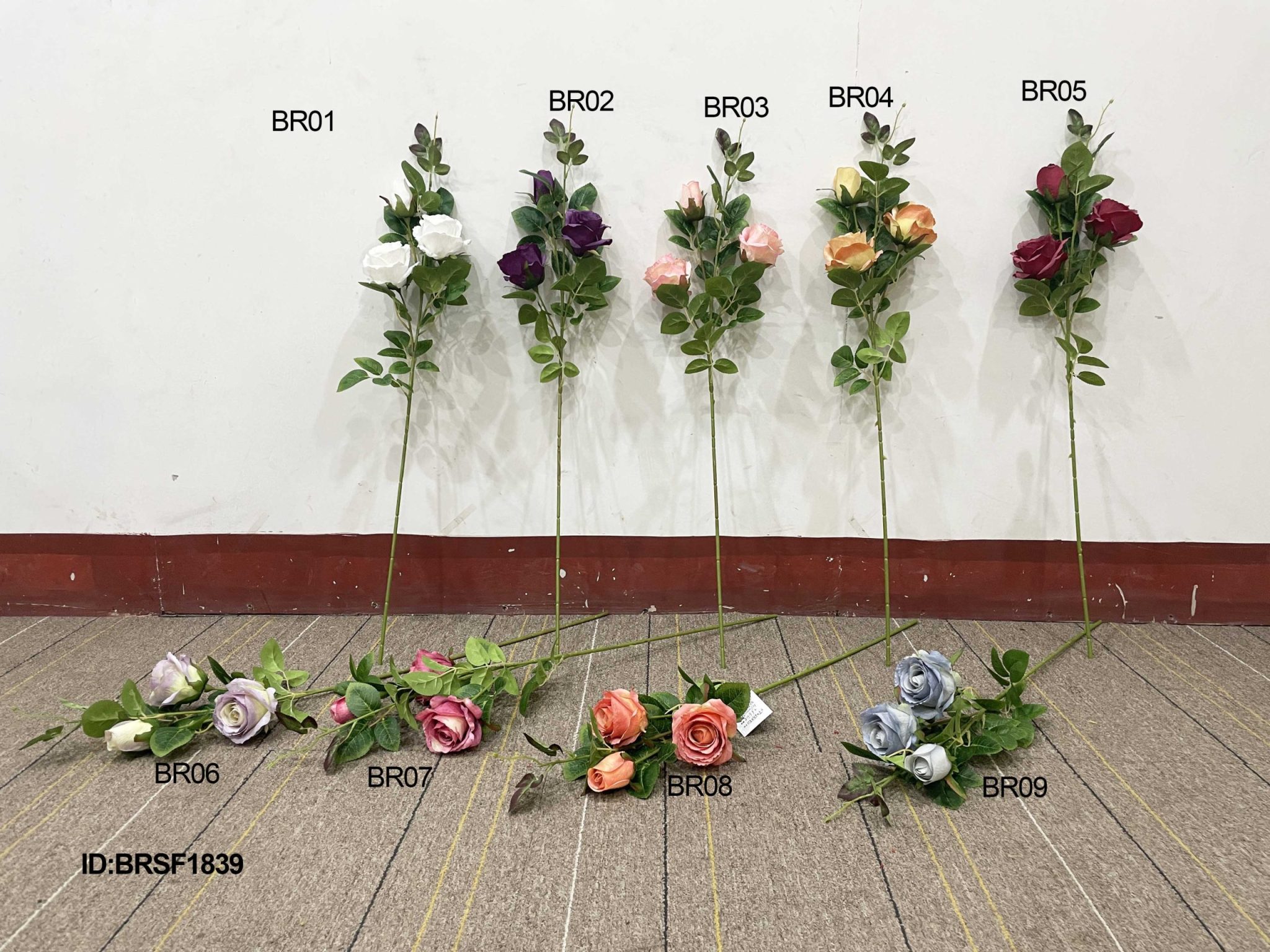 didmeninė prekyba netikrų rožių stiebais Kinijos gamykla BRSF1839