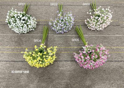 bulk small Chinese plastic wedding gypsophila centerpiece wholesale BRSF1840