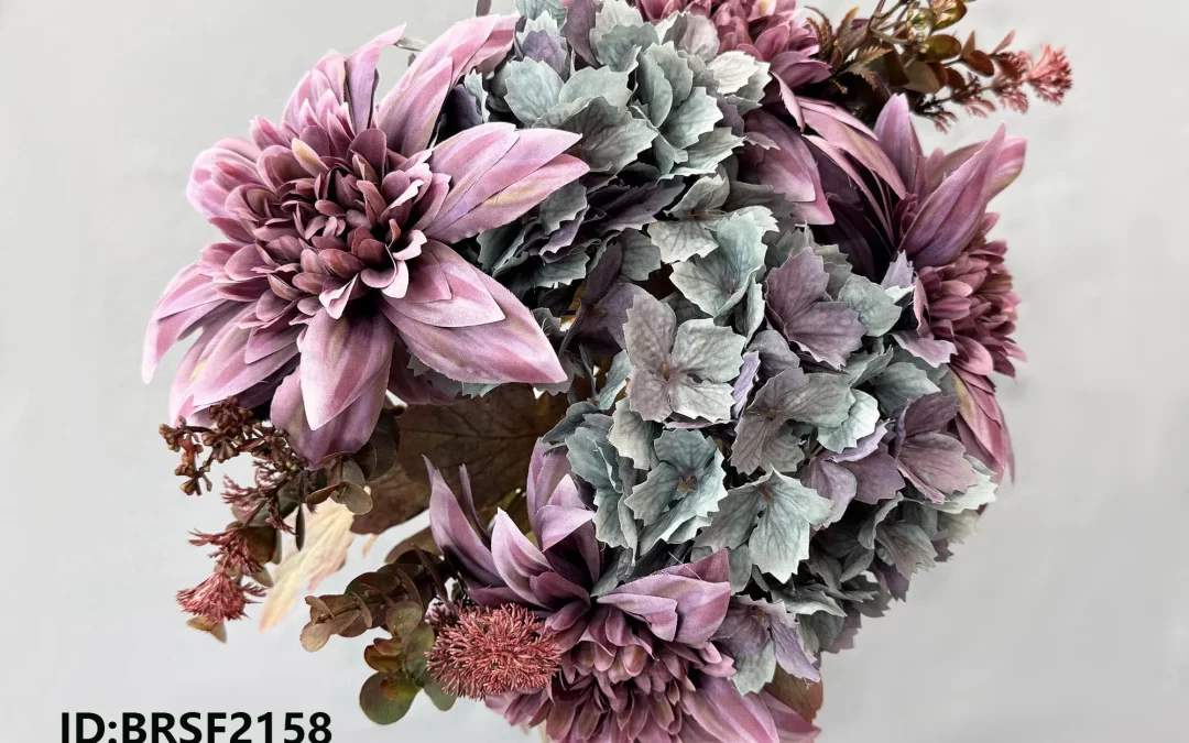 Wholesale mix artificial flowers bouquet export China BRSF2158
