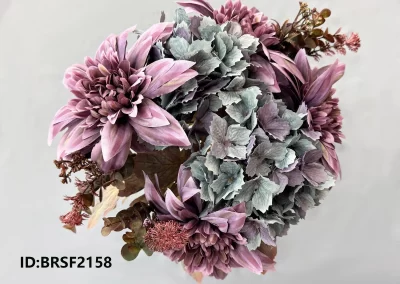 Wholesale mix artificial flowers bouquet export China BRSF2158