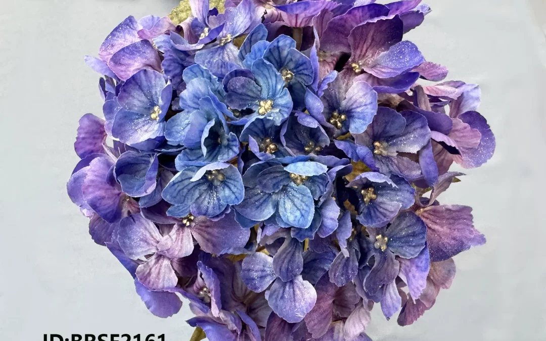 Decorative hydrangeas artificial flowers bouquet China BRSF2161
