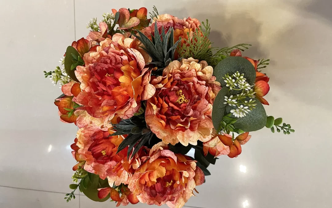 artificial peony flowers from china BR260003