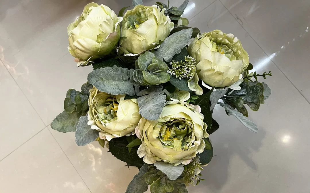 artificial peony bouquet manufacturer china BR260008