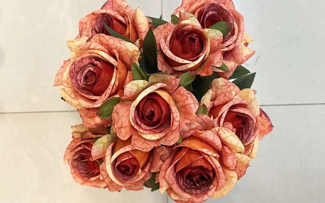 artificial roses bouquet manufacturer BR260010
