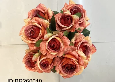 artificial roses bouquet manufacturer BR260010