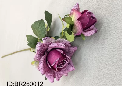 china single stem rose artificial flower manufacturer BR260012