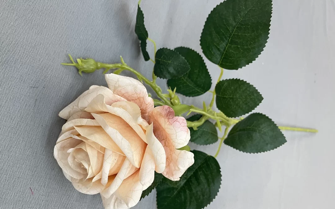 Eco single stem rose artificial flower factory BR260014