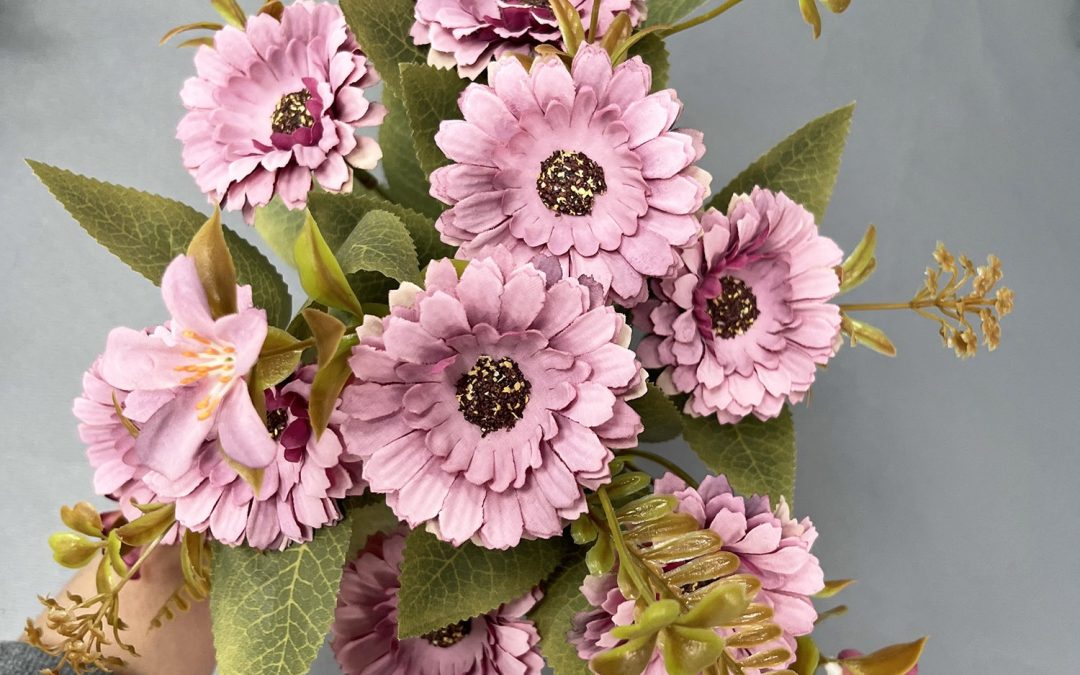 Small artificial gerbera flower bouquet BRM26001
