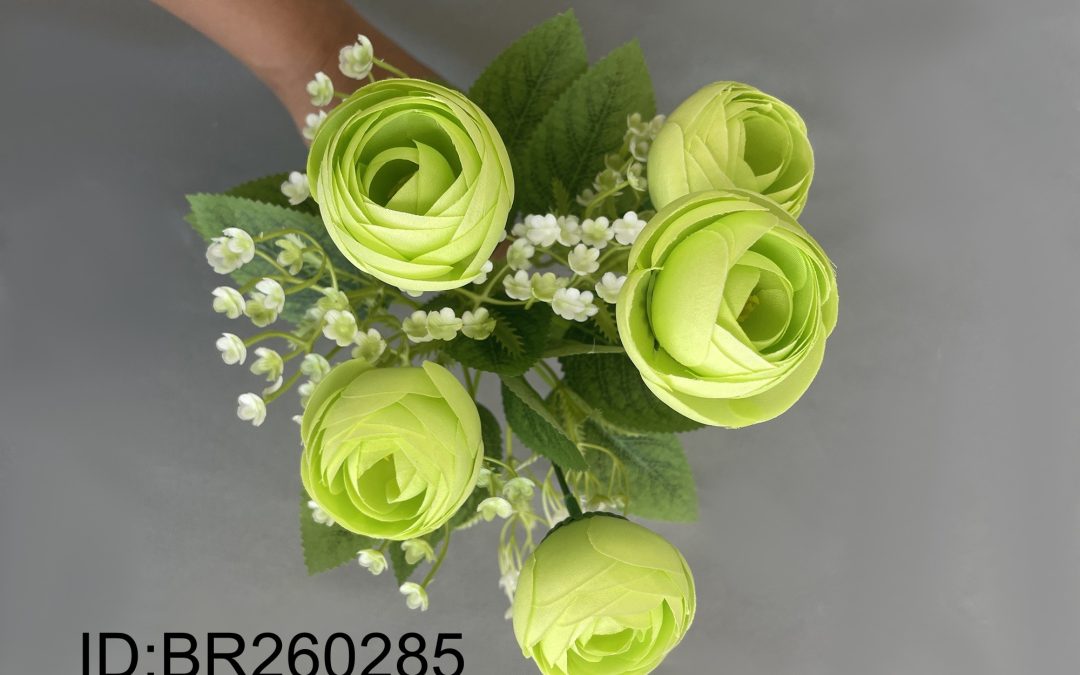 direct from factory artificial flowers china small tea rose flowers BR260285