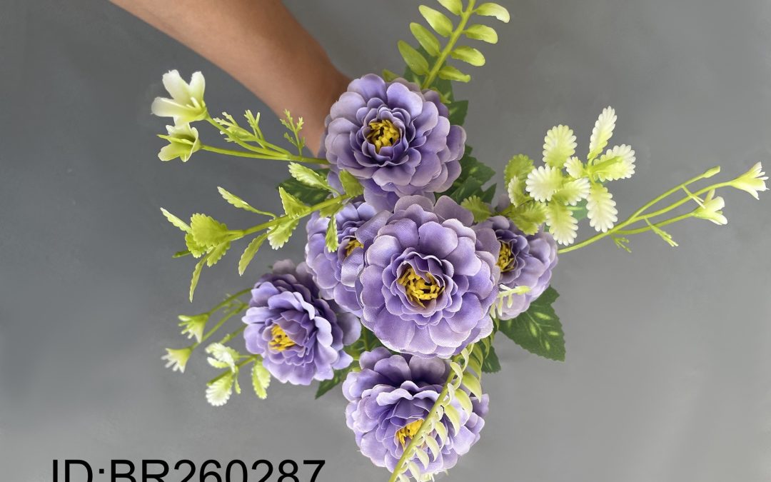 Faux Peony Flowers China Factory Direct for Event BR260287