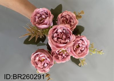Bulk Supply Artificial Wildflowers Roses DIY Wedding Bouquet Flowers BR260291