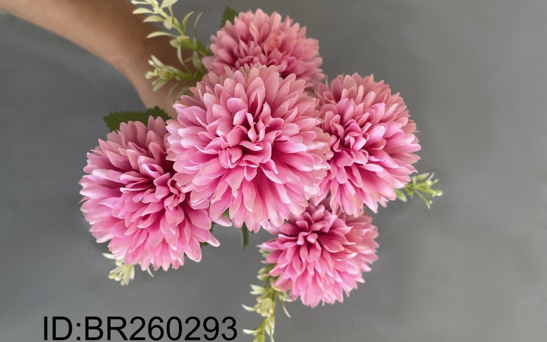 Wholesale Pricing Artificial Chrysanthemum Silk Flower Bulk China Manufacturer BR260293