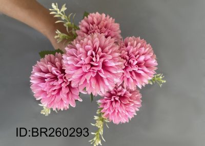 Wholesale Pricing Artificial Chrysanthemum Silk Flower Bulk China Manufacturer BR260293