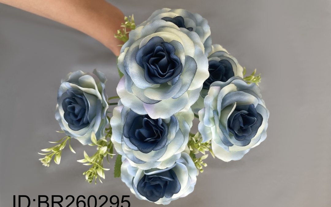 Vibrant Colors Artificial Velvet Roses Faux Floral Wholesale China Factory BR260295