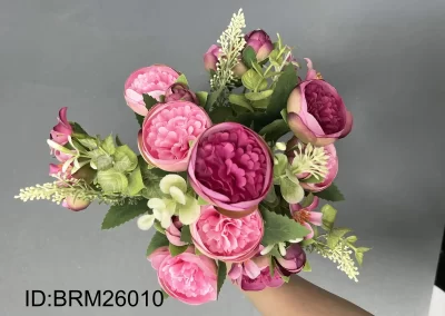 China Supplier Wholesale Small Faux Rose For Event Décor BRM26010