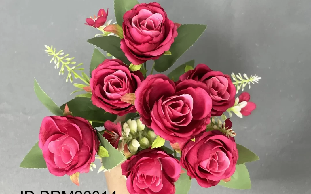 China Sourcing Supplier Premium Faux Wildflower Silk Bouquets BRM26014