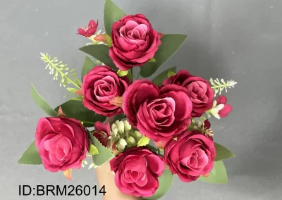 China Sourcing Supplier Premium Faux Wildflower Silk Bouquets BRM26014