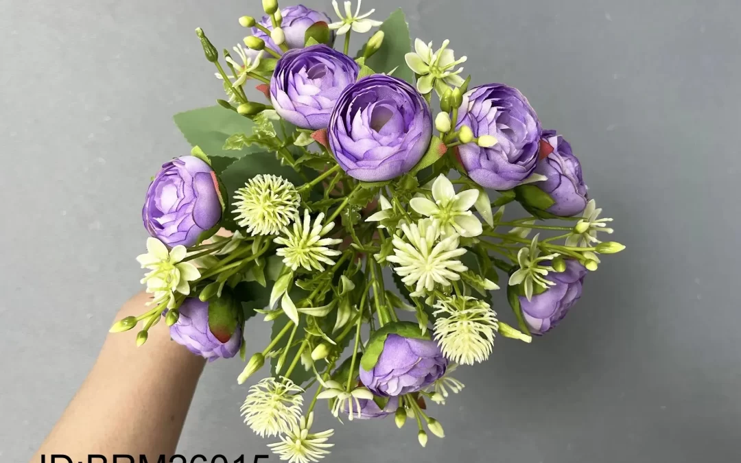 Factory Price Faux Tea rose China Exporter Bulk Order BRM26015