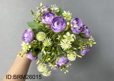 Factory Price Faux Tea rose China Exporter Bulk Order BRM26015
