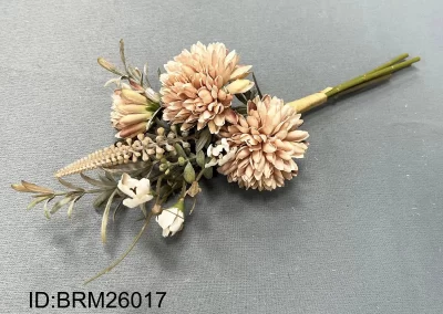 Small Hand Tied Chrysanthemum bouquet used for decoration BRM26017