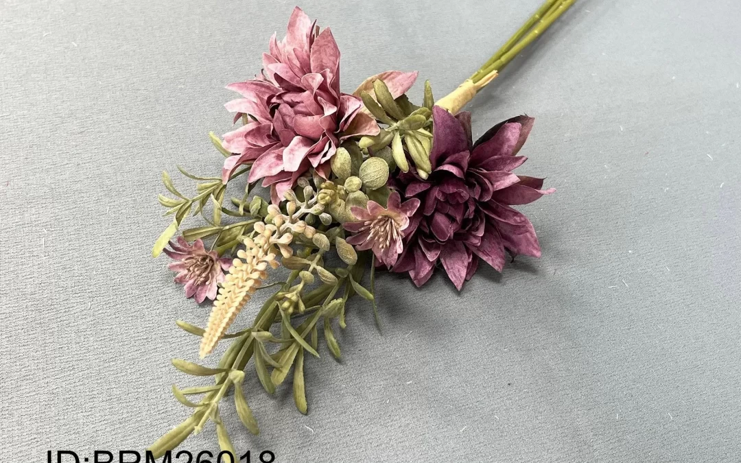 Small Hand Tied Dahlia bouquet used for decoration BRM26018