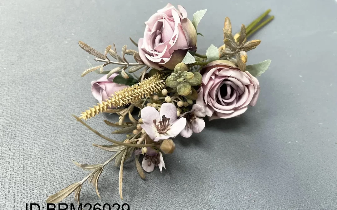 China Eco-Friendly Artificial Roses Factory Customized Bulk Export BRM26029