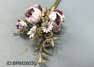 China Reusable Artificial Small Roses Supplier Factory Direct Wholesale BRM26030