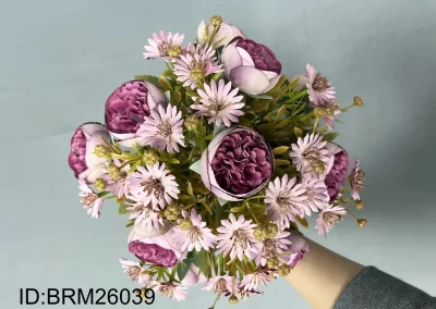 China Garden Landscape Artificial Small Roses Wholesaler Customized Export BRM26039