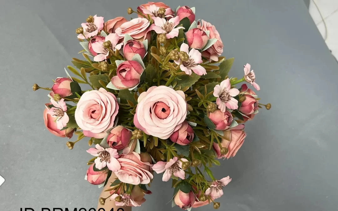 China Small Batch Customized Artificial Small RosesWildflower Supplier Factory Direct Export BRM26040