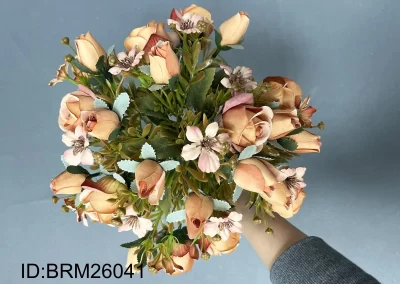 China ODM Capable Artificial Roses Factory Wholesale Customized Export for Brand BRM26041