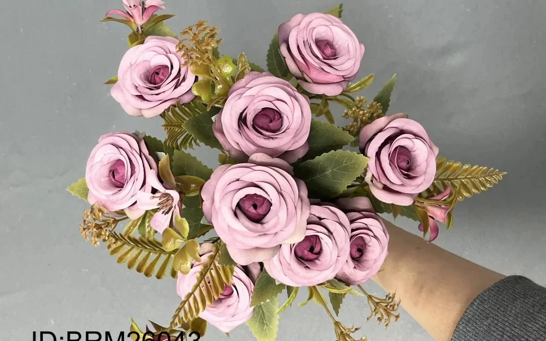 China Bulk Loose Pack Artificial Small Roses Factory Customized MOQ Export for Craft BRM26043