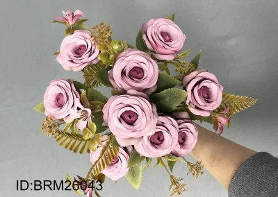 China Bulk Loose Pack Artificial Small Roses Factory Customized MOQ Export for Craft BRM26043