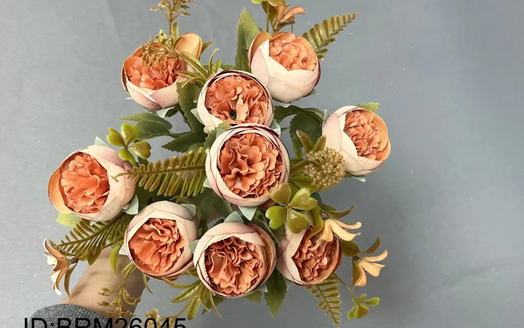 China Custom Size Artificial Small Roses Supplier OEM Bulk Export for Landscape BRM26045