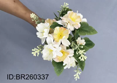 Wholesale Artificial begonia flower From China Factory Direct Silk Arrangements BR260337