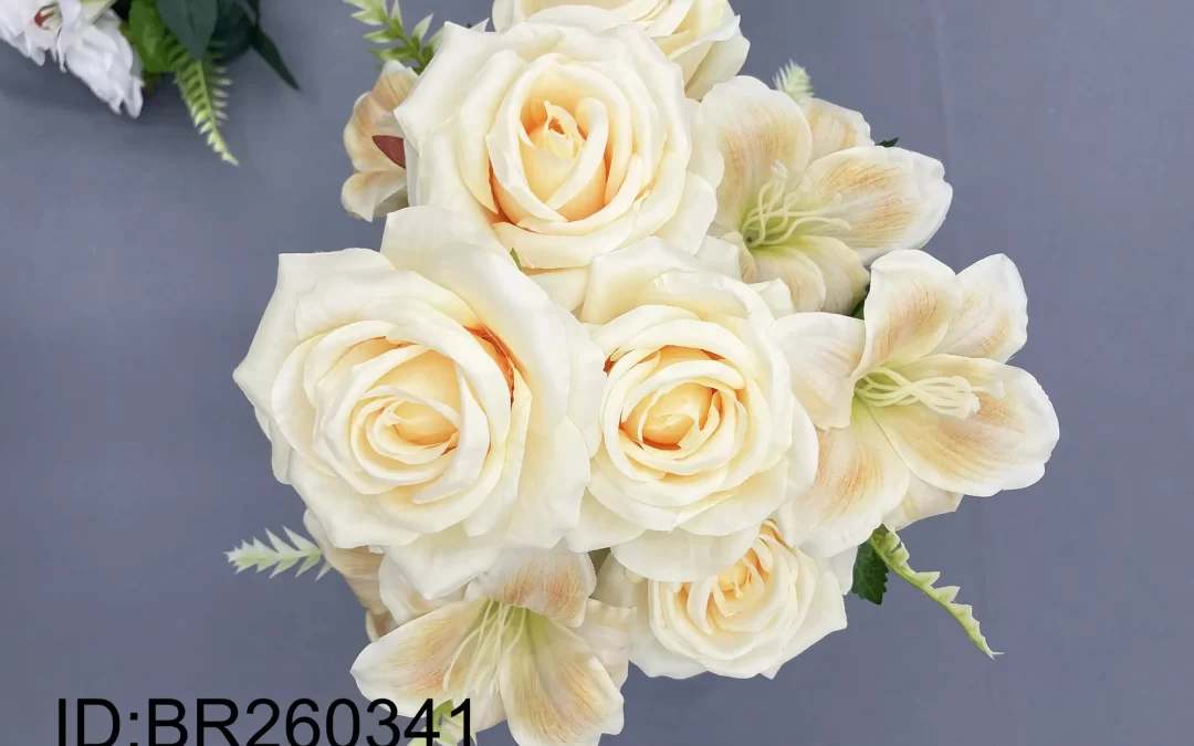 Artificial rose bouquet Flowers China Factory Custom Orders Bulk  BR260341