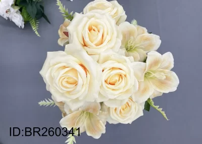 Artificial rose bouquet Flowers China Factory Custom Orders Bulk  BR260341