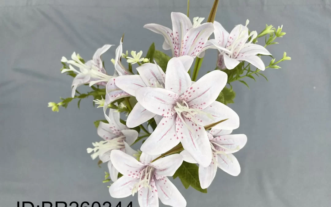 Custom Fake Flowers China Wholesale Artificial lilies For Commercial Use BR260344