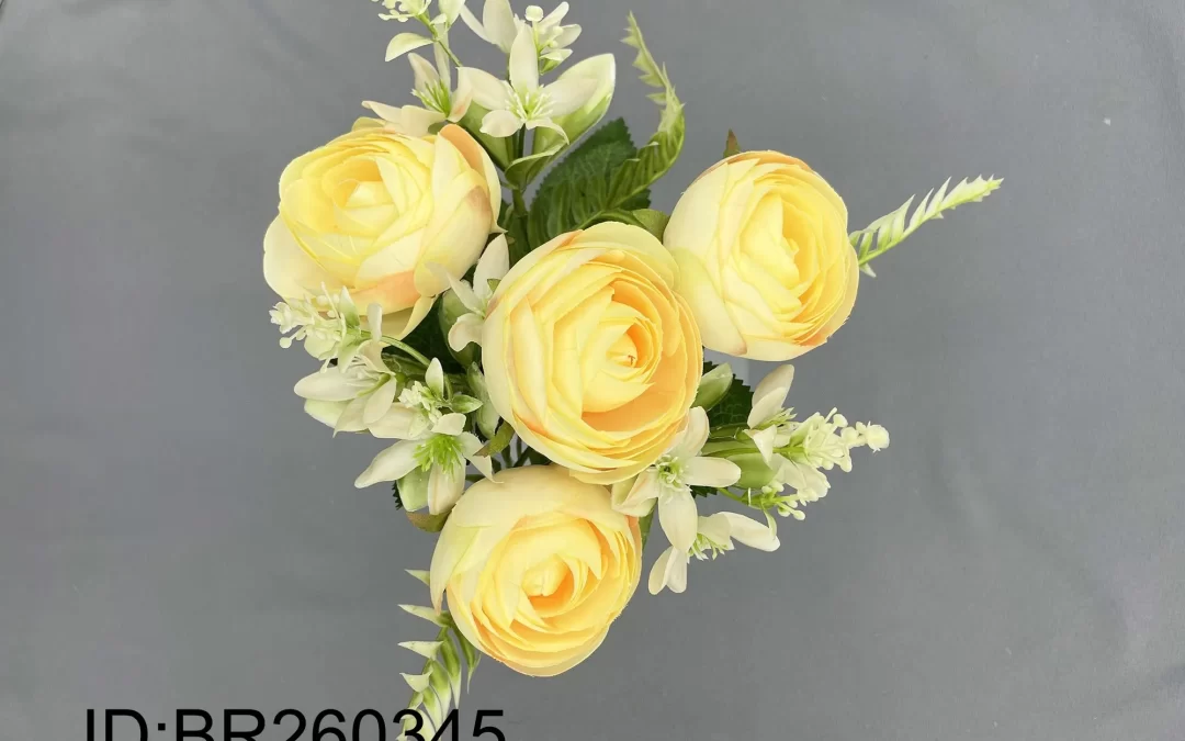 China Wholesale Artificial tea rose Flowers manufacturer Direct Supply Bulk Orders BR260345