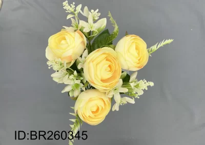 China Wholesale Artificial tea rose Flowers manufacturer Direct Supply Bulk Orders BR260345