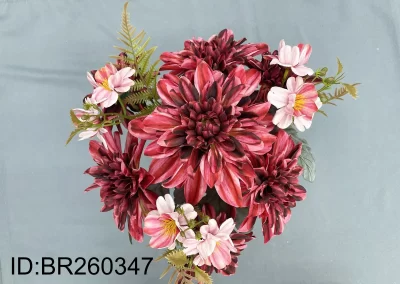 China 3D dahlia Flower Wholesale Supplier Custom Designs BR260347