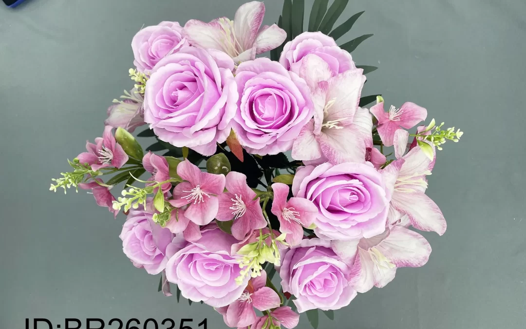 China Fake mix Flowers Wholesale Factory Made Florals For memories Planners BR260351
