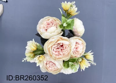 Artificial 7 stems peony Factory China Custom Wholesale Supply BR260352