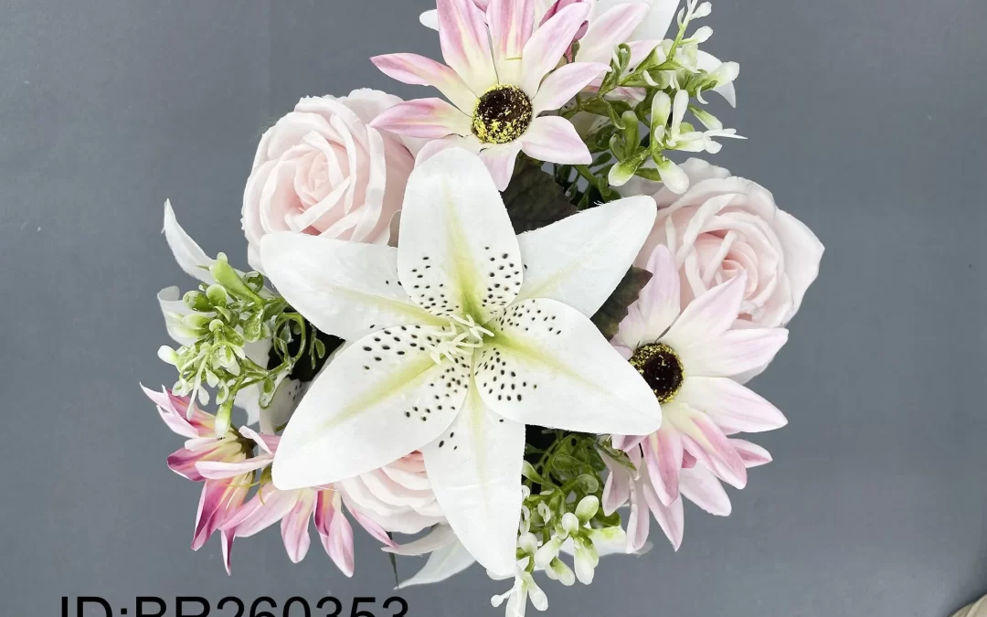Wholesale fabric mix Flowers China Custom Artificial Arrangements For Wedding BR260353
