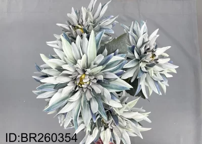 China Artificial chrysanthemum Flowers Supplier manufacturer Custom Options Bulk Supply BR260354