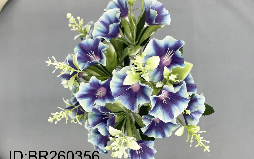 China Silk Morning glory flowers  Wholesale Artificial Florals For Home Decor BR260356