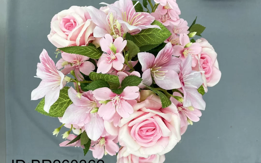 Fake rose bouquet Wholesale China Artificial Flower Factory Direct Price BR260362