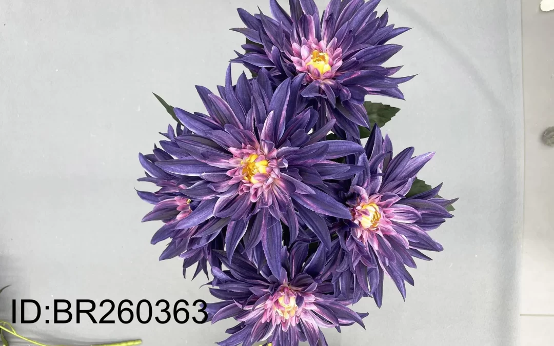 China Factory Artificial chrysanthemum Flowers Custom Wholesale Lots For importers BR260363