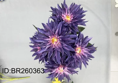 China Factory Artificial chrysanthemum Flowers Custom Wholesale Lots For importers BR260363